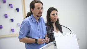 Pablo Iglesias e Irene Montero.