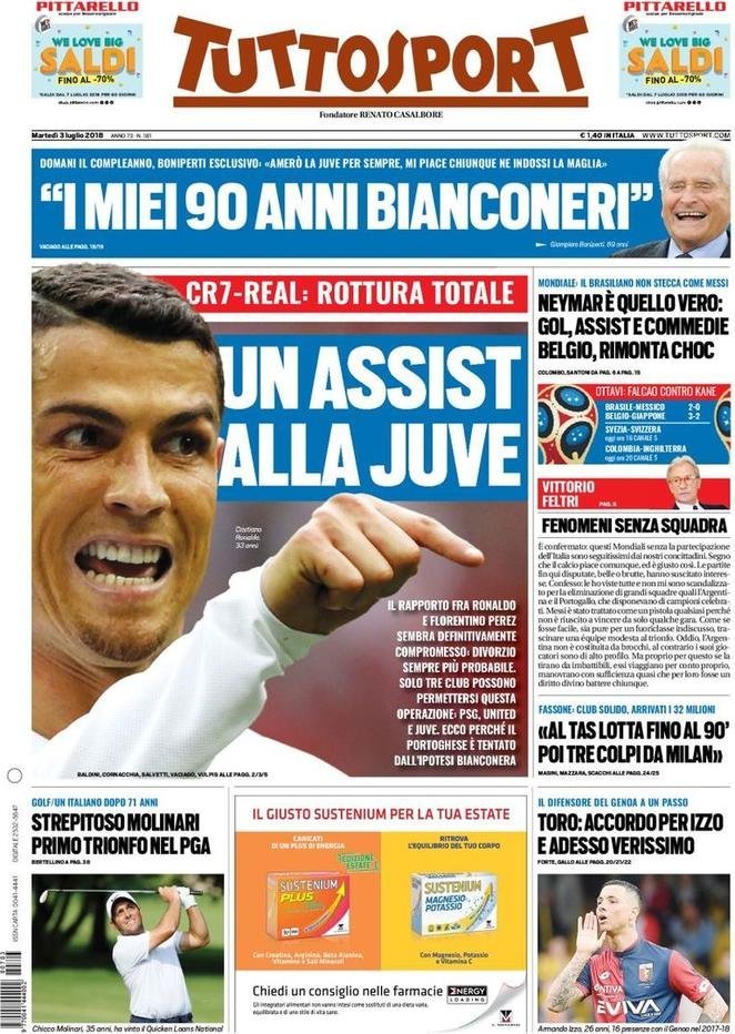 Portada Tuttosport