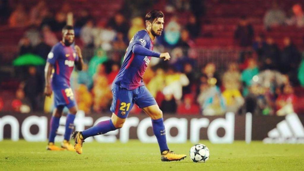 André Gomes en su etapa en el FC Barcelona.