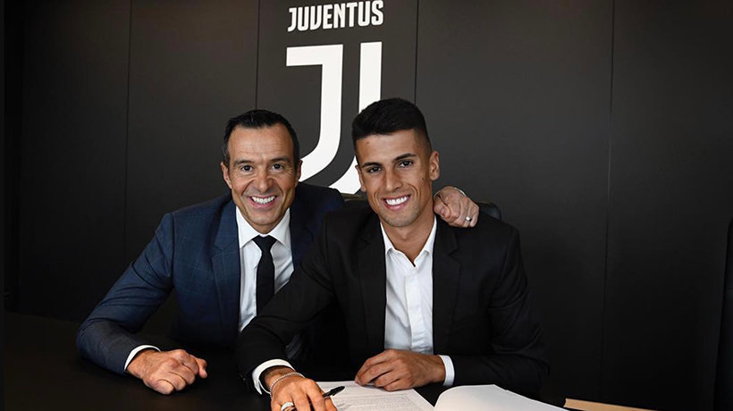 Jorge Mendes y Joao Cancedo Foto: Instagram (@jmonteiro72)