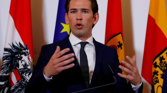 El canciller austríaco Sebastian Kurz