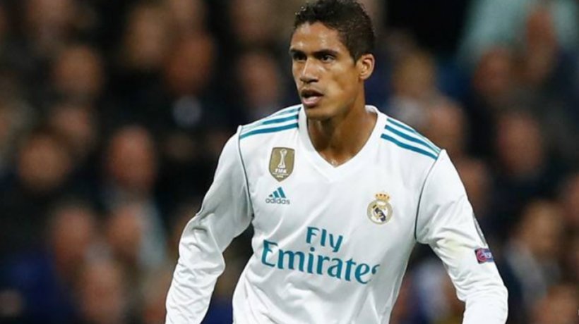 Varane, en un partido con el Real Madrid.