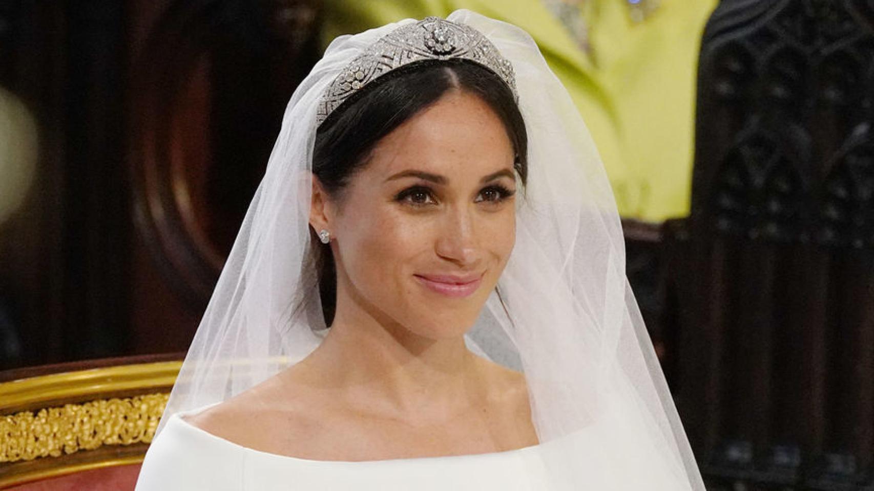 Meghan Markle el día de su boda.