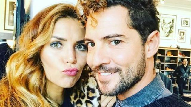 David Bisbal y Rosanna Zanetti en una imagen en sus redes sociales.