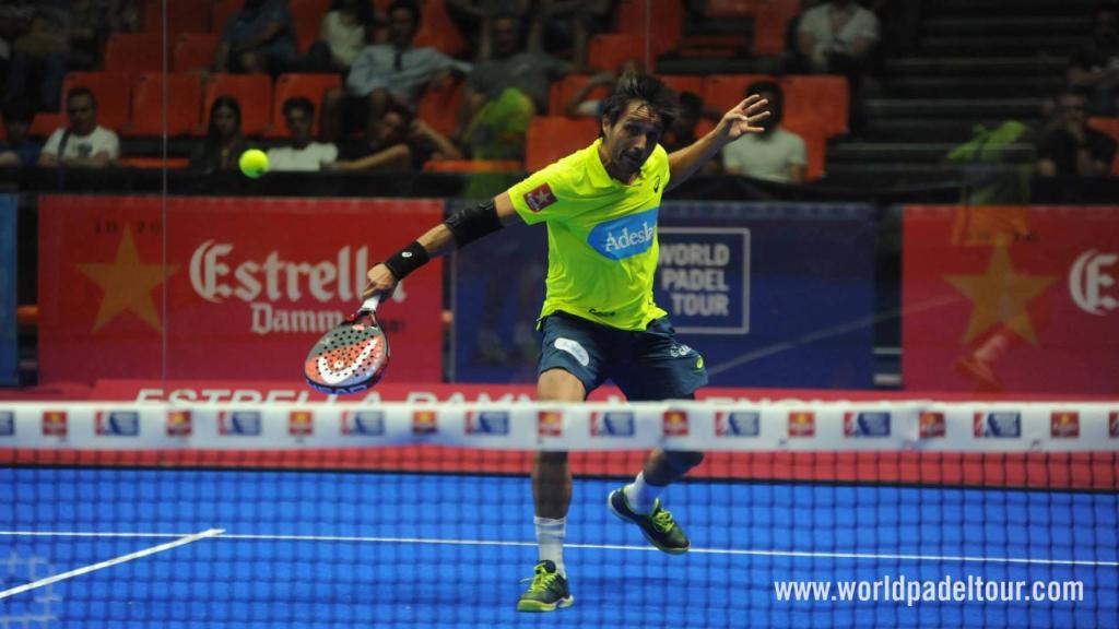 Fernando Belasteguín durante su partido de dieciseisavos.