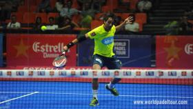 Fernando Belasteguín durante su partido de dieciseisavos.