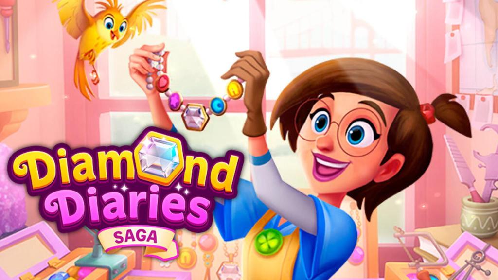 Puzles y diamantes en el nuevo juego de King: Diamond Diaries Saga
