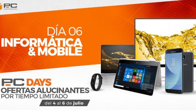 Las mejores ofertas en smartphones e informática en los PcDays de PcComponentes