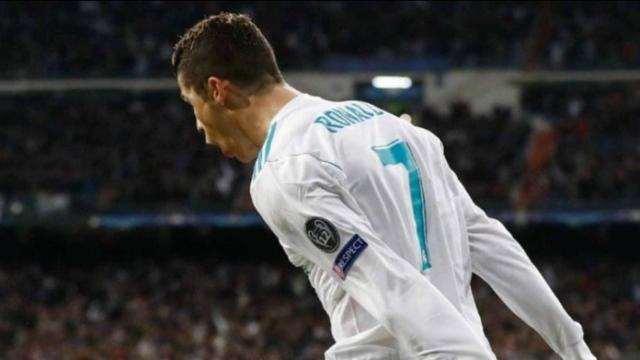 Cristiano Ronaldo celebra un gol en la Champions League