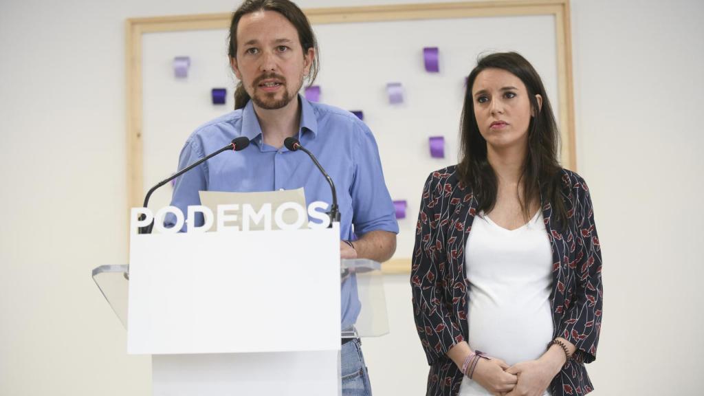 Irene Montero y Pablo Iglesias.