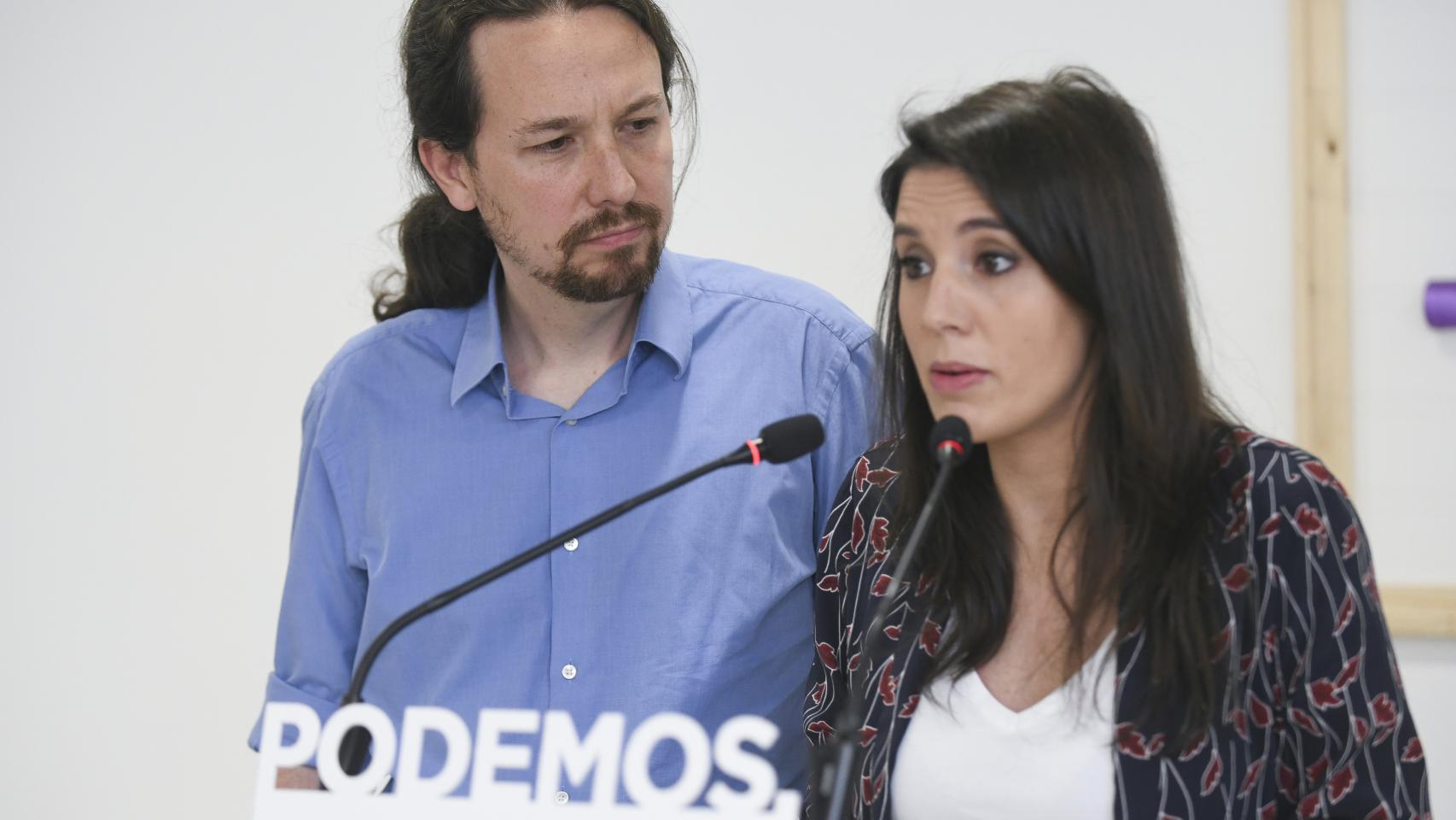 Pablo Iglesias e Irene Montero en imagen de archivo.