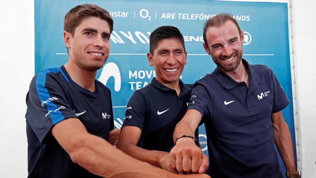 Landa, Quintana y Valverde en la previa del Tour de Francia 2018