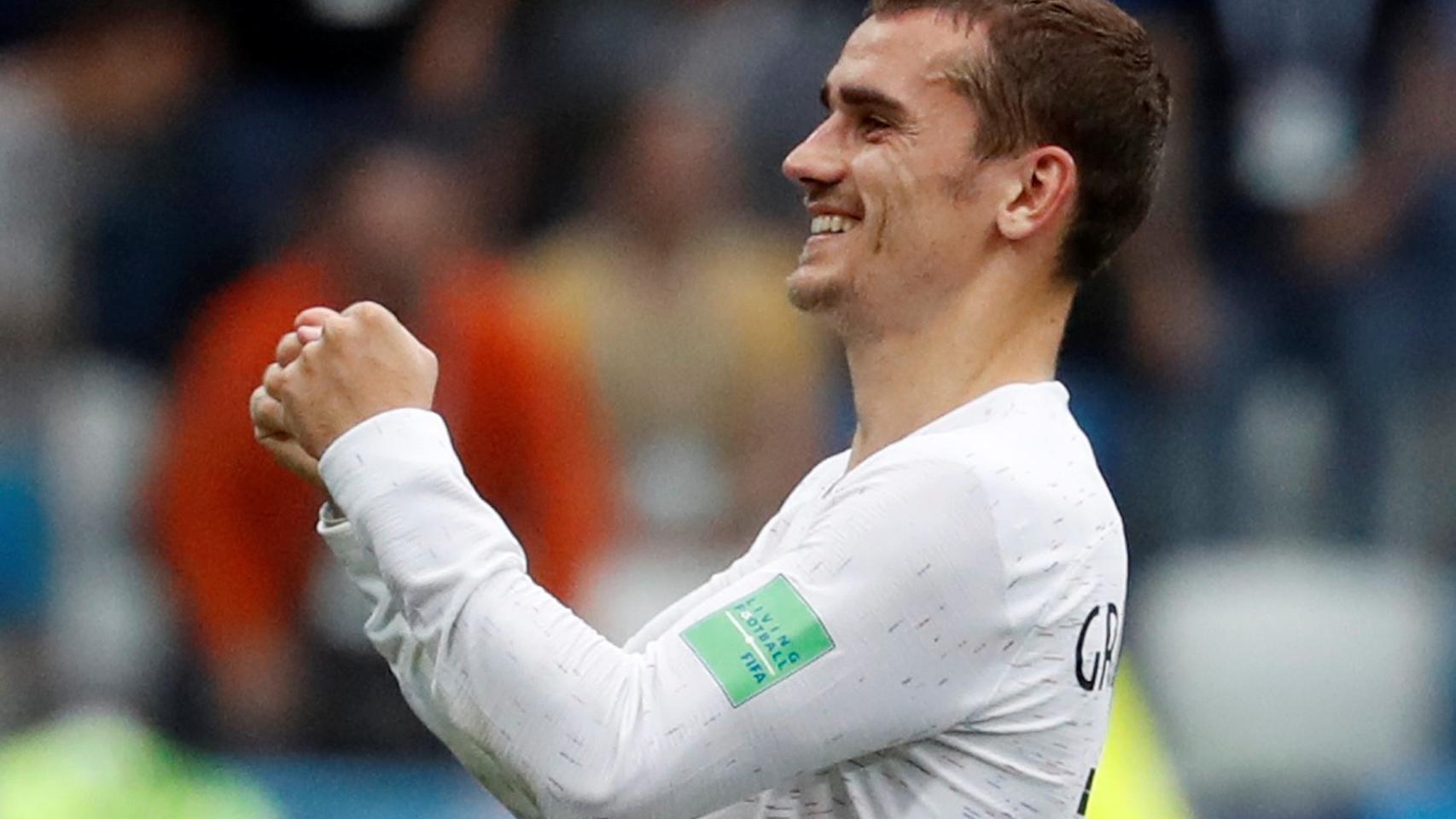 Griezmann celebra el pase a las semifinales.