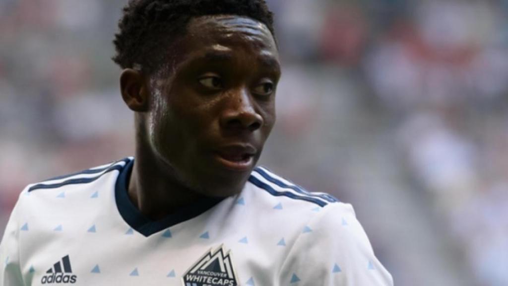 Alphonso Davies, en un partido de la MLS. Foto: Vancouver Whitecaps FC