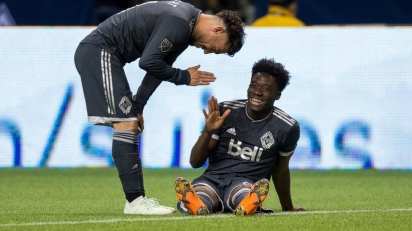 Alphonso Davies con el Vancouver Whitecaps. Foto: Twitter (@AlphonsoDavies)