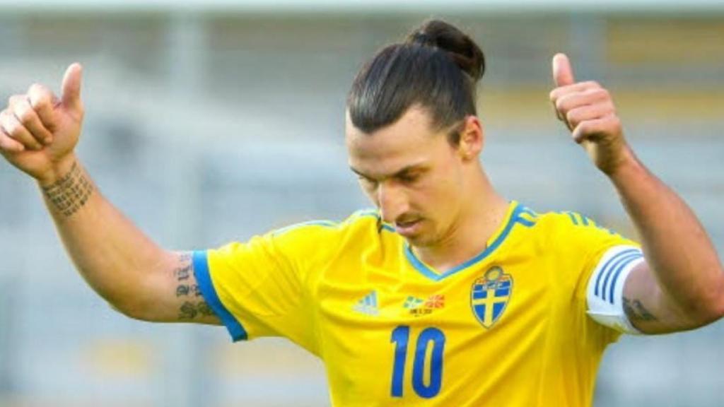 Ibrahimovic, con la selección sueca. Foto: svenskfotboll.se