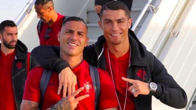 Quaresma y Cristiano Ronaldo. Foto Instagram (@cristiano)