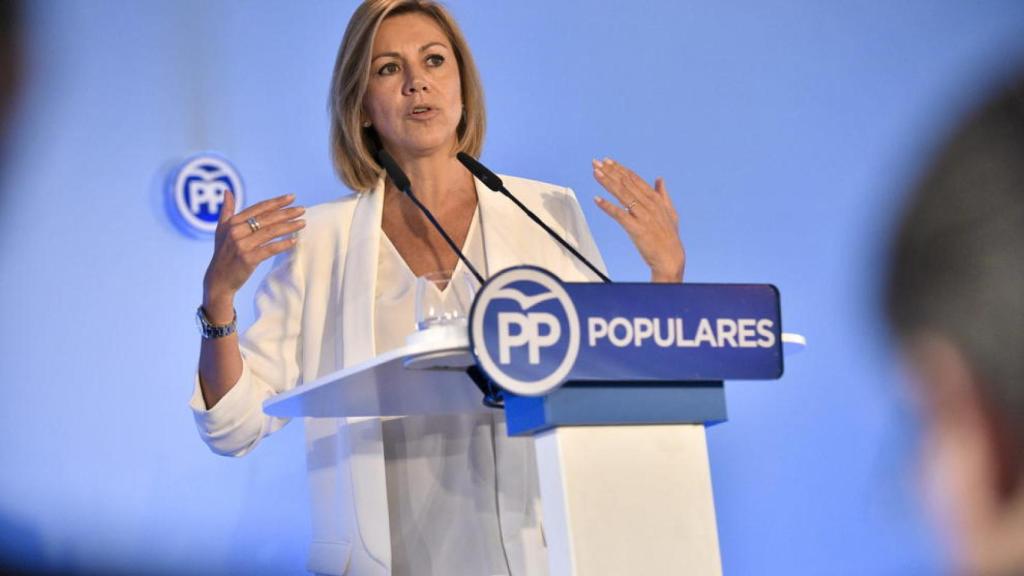 La secretaria general del PP, María Dolores de Cospedal, en una imagen de archivo.