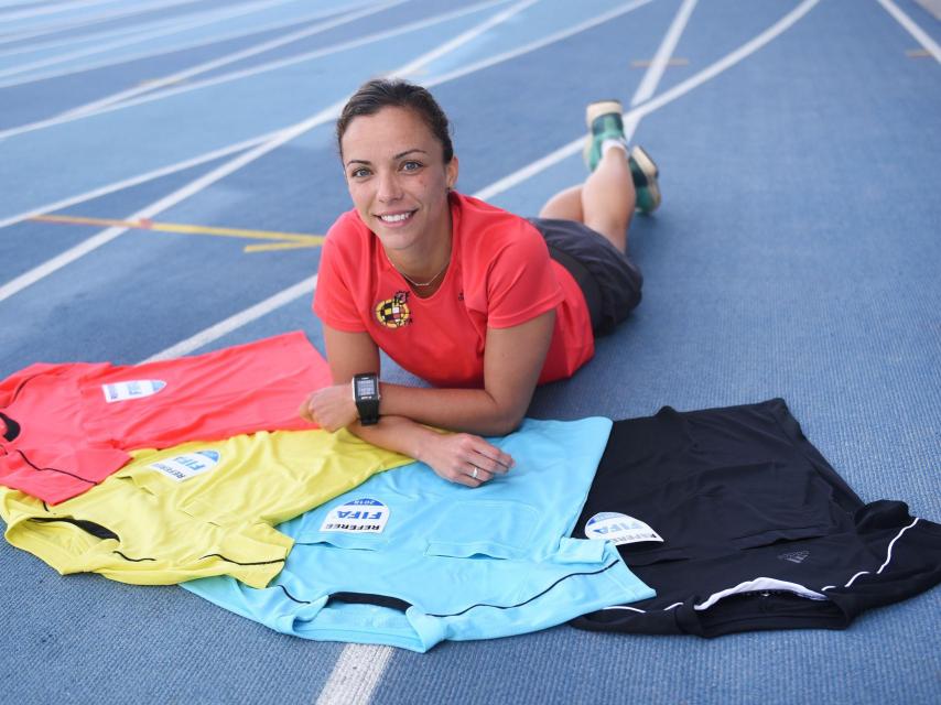 Marta Huerta ha sido nombrada mejor árbitra española de fútbol en la temporada 2017/2018 para la RFEF.