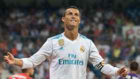 Cristiano Ronaldo, en un partido del Real Madrid