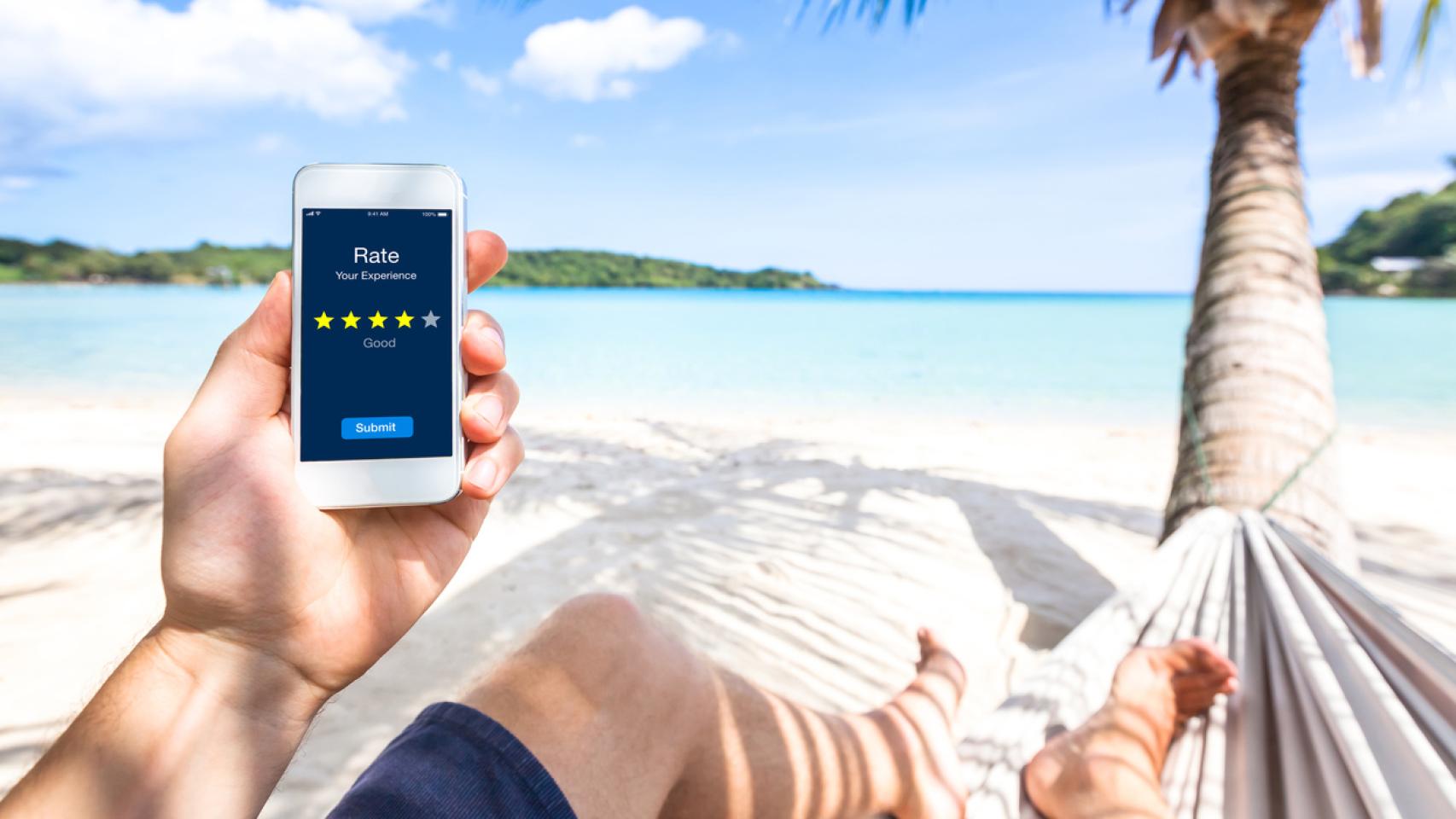 WiFi hasta en la playa.