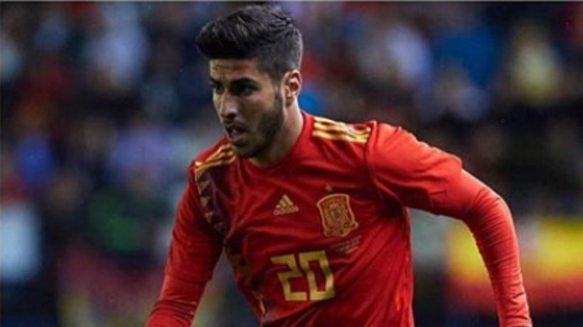 Asensio jugando con España. Foto: Instagram (@marcoasensio10).