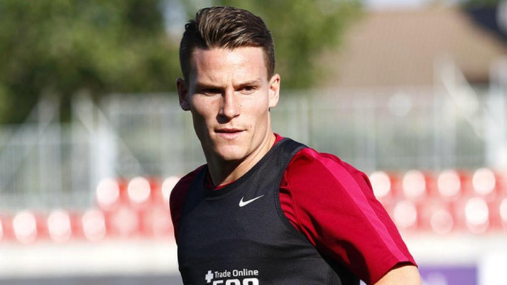 Kevin Gameiro entrena con el Atlético de Madrid