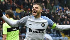 Icardi celebrando un gol. Foto: Twitter (@Inter)