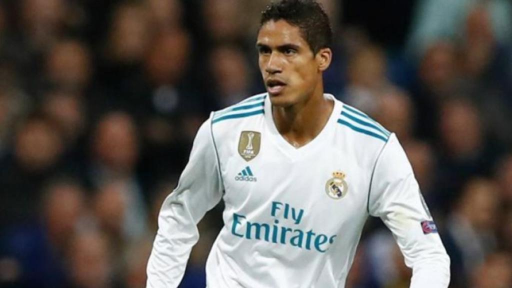 Varane, en un partido con el Real Madrid.