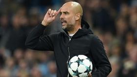 Pep Guardiola, durante un partido de la Champions.