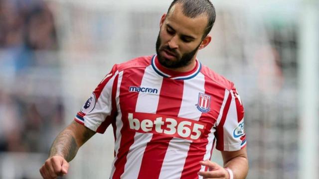 Jesé, con el Stoke City. Foto stokecityfc.com