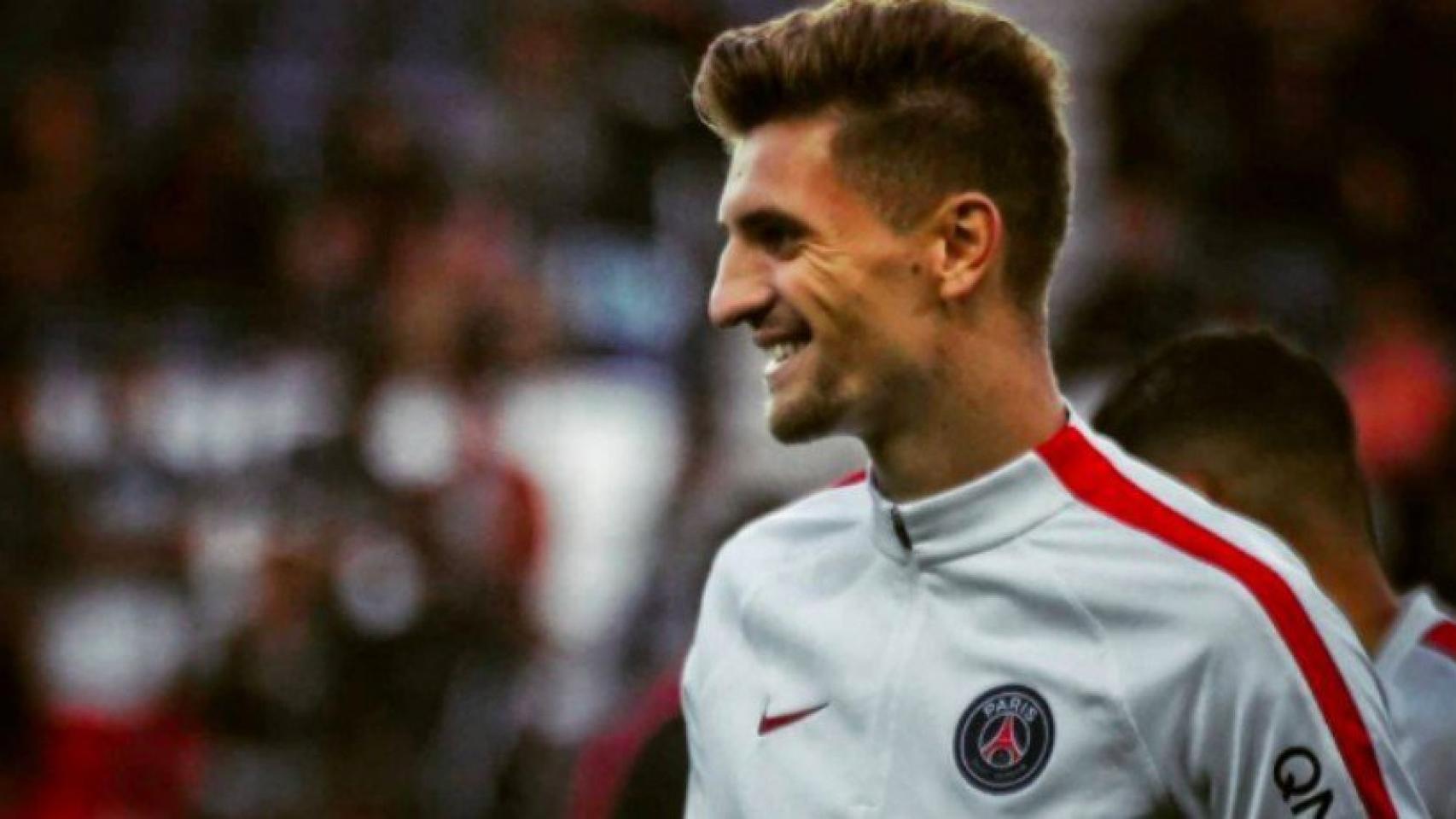 Meunier, con el PSG.