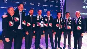 Beckham presenta su nuevo equipo. Foto. Twitter (@MLS)