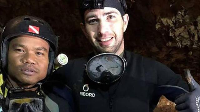 Fernando Raigal, el buzo español que colabora en el rescate de los 12 niños de la cueva de Tailandia.