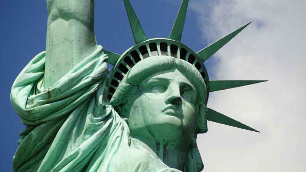La Estatua de la Libertad de Nueva York, símbolo de EEUU.