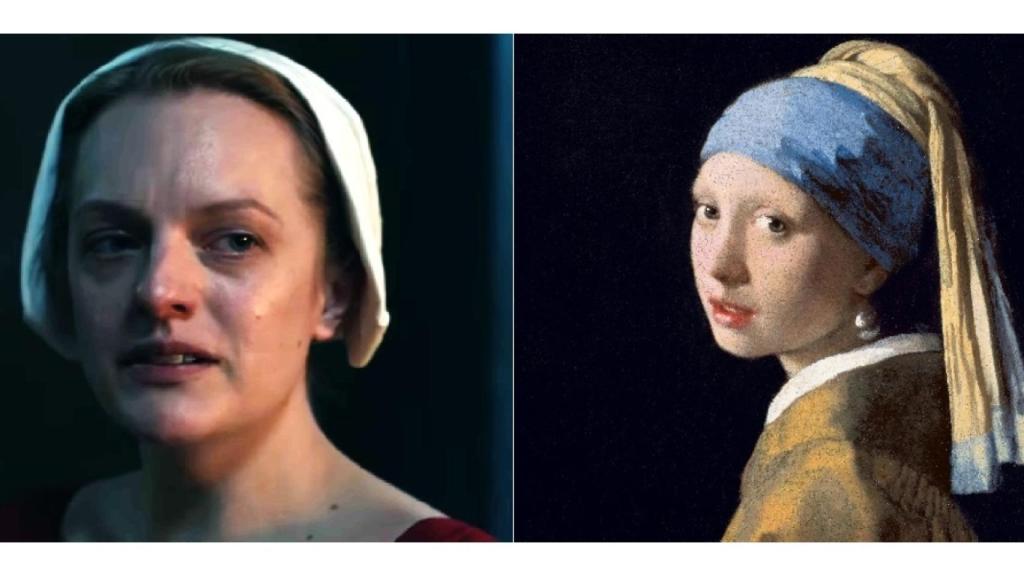 La joven de la perla y la protagonista de The Handmaid's Tale.