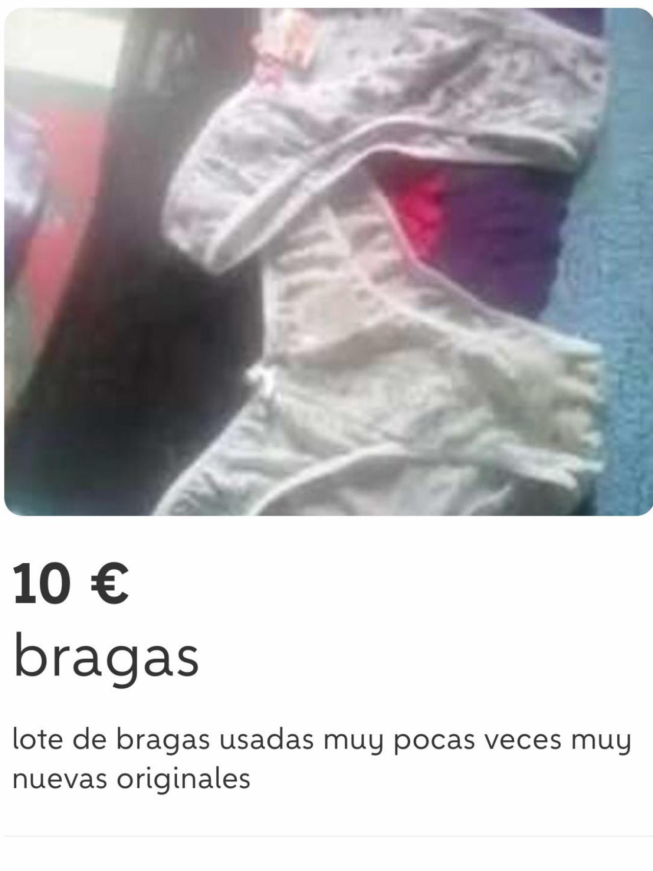 El Wallapop más bizarro: de ataúdes a bragas usadas: El Wallapop más  bizarro: de ataúdes a bragas usadas