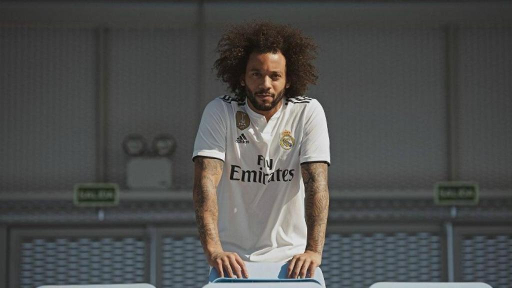 Marcelo, con la primera equipación para la temporada 2018/2019