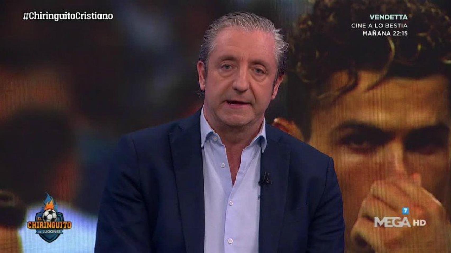 Pedrerol en El Chiringuito.
Foto: (@elchiringuitotv)