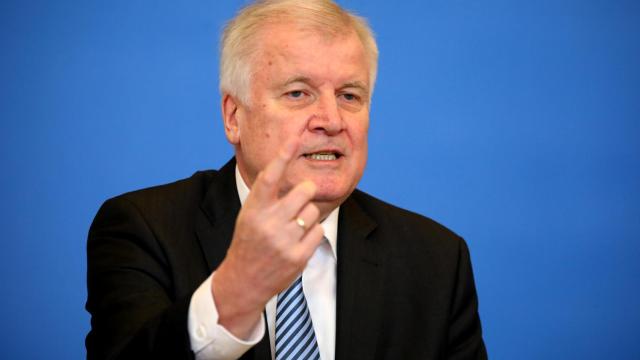 Horst Seehofer, ministro del Interior de Alemania.