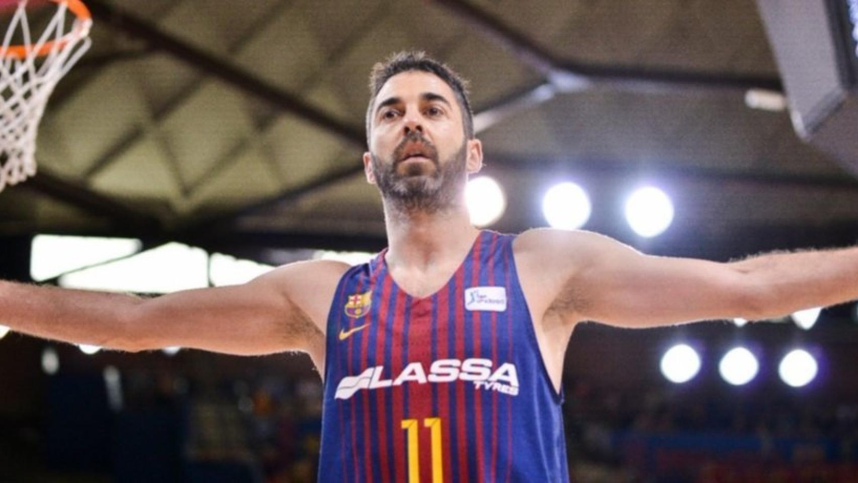 Juan Carlos Navarro. Foto: Twitter (@FCBbasket)