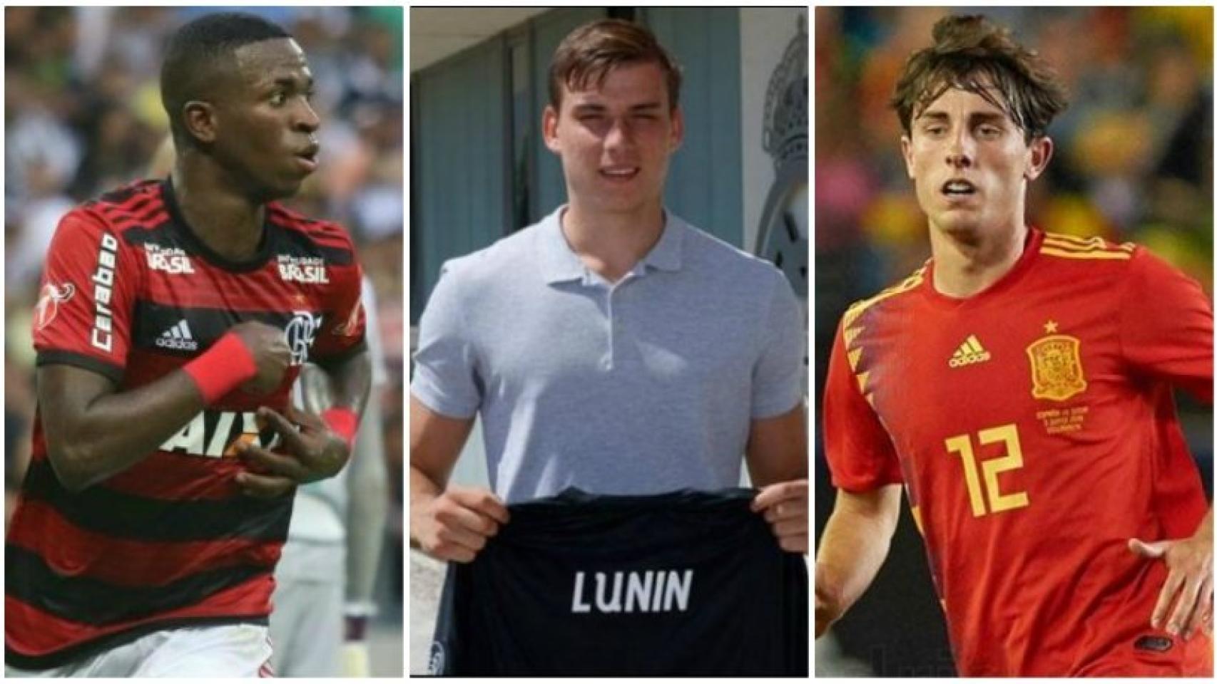 Vinicius, Lunin y Odriozola