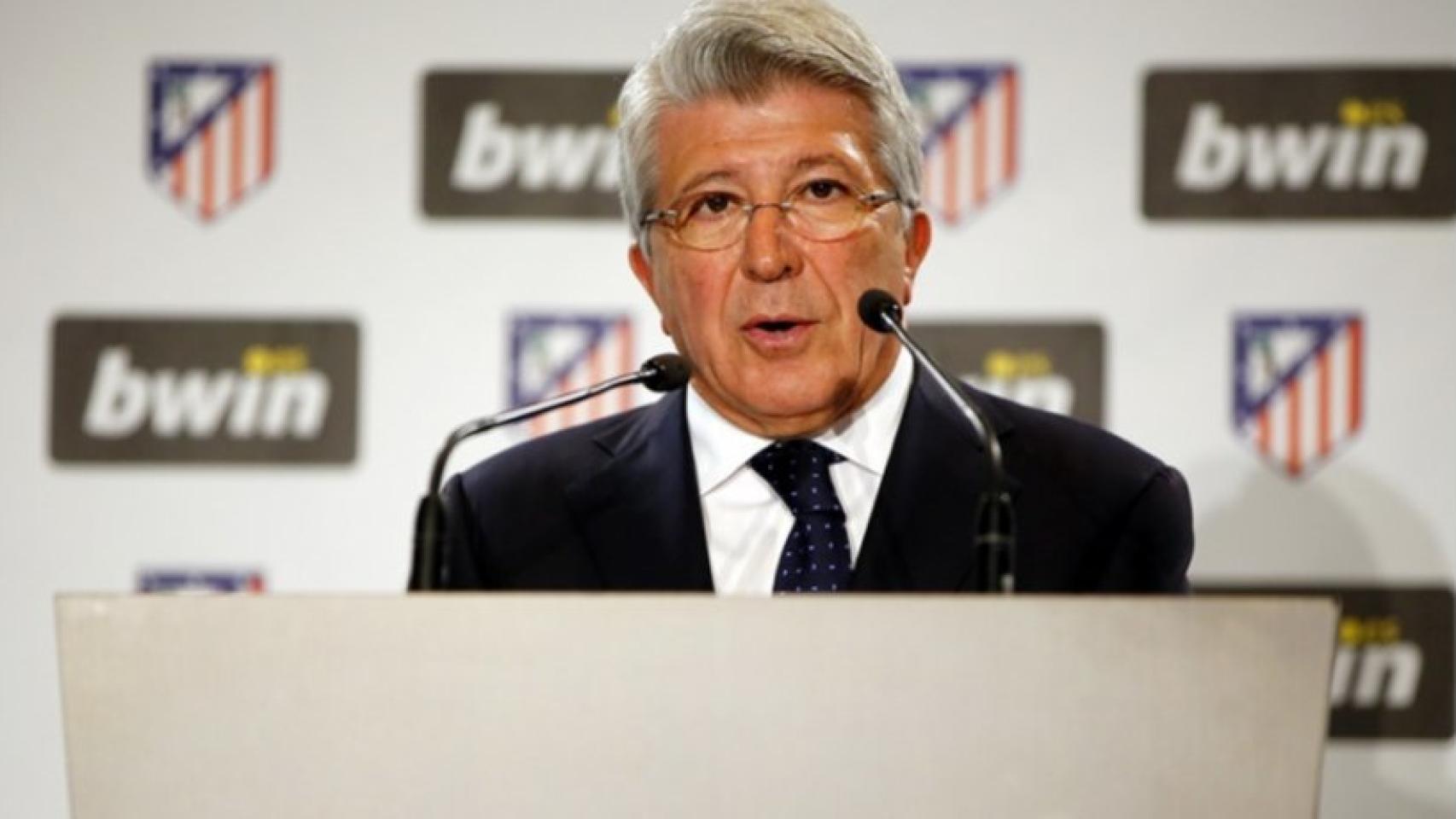 Cerezo, presidente del Atlético. Foto: atleticodemadrid.com