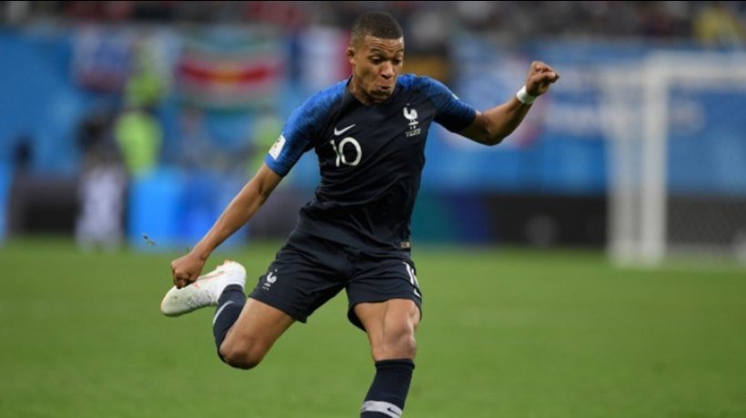 Mbappé, con Francia. Foto: Twitter (@equipedefrance)