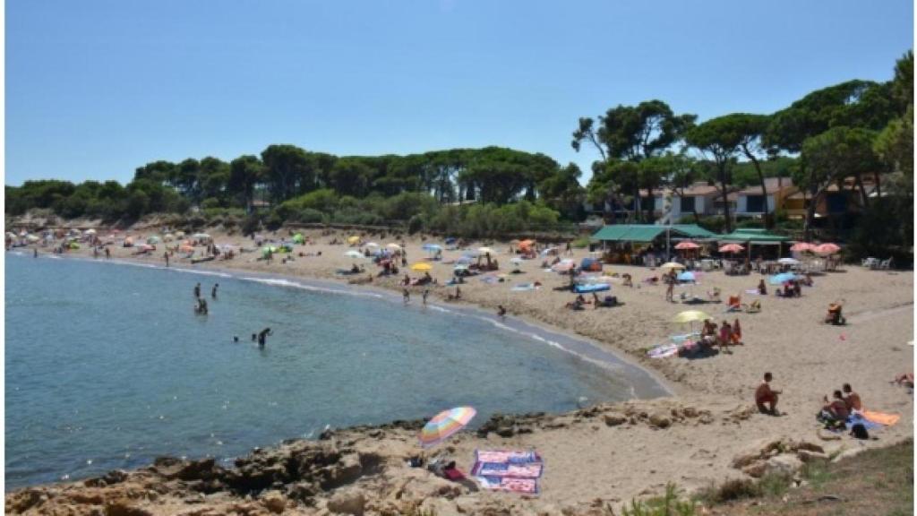 Playa del Rec del Molí, en L´Escala, Girona