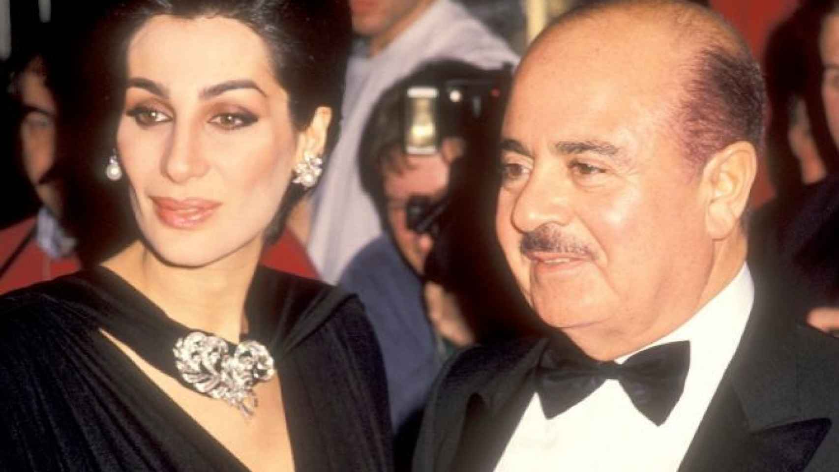 Adnan Khashoggi y su esposa, Shahpari Zanganeh, habituales de Marbella.
