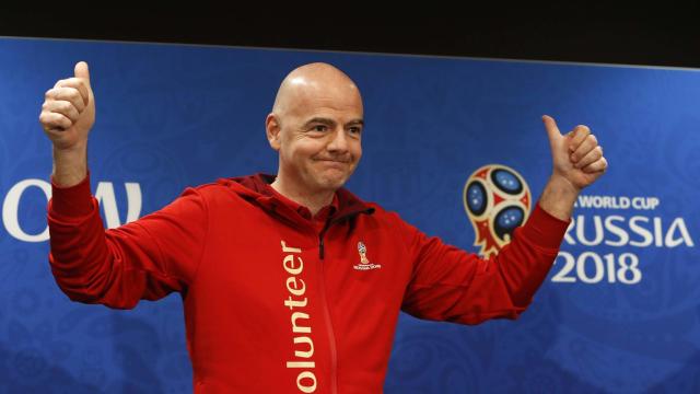 Infantino, presidente de la FIFA.