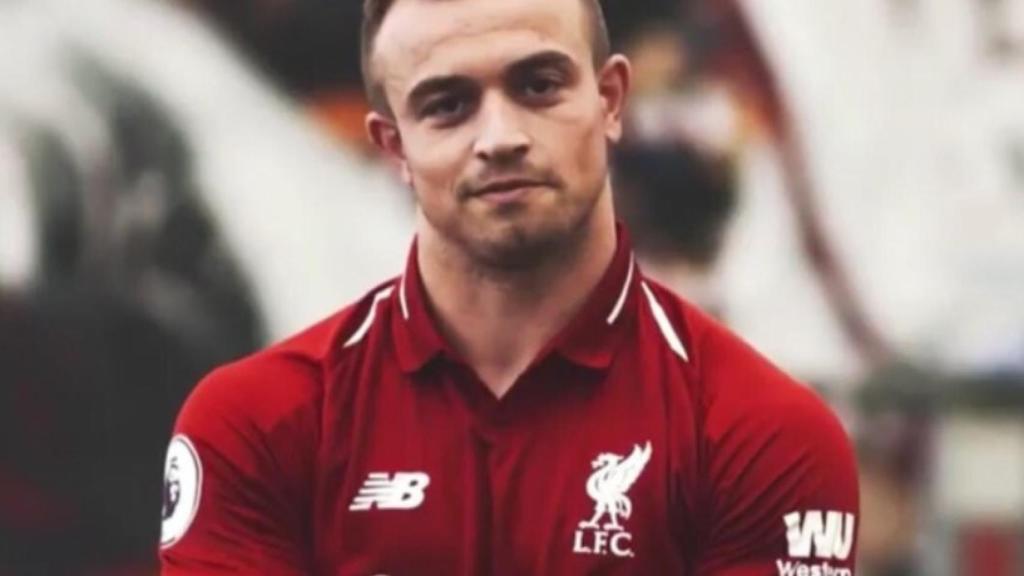 Xherdan Shaquiri. Foto: Twitter (@LFC)