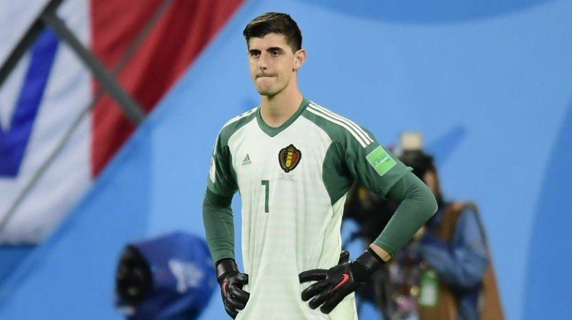 Courtois, con Bélgica. Foto Twitter (@thibautcourtois)