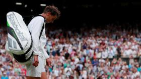 Nadal, tras caer eliminado con Djokovic.